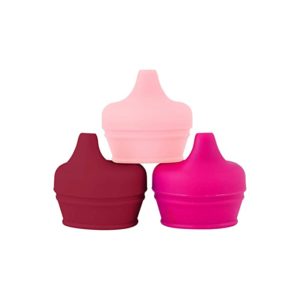 Boon Snug Spout Sippy Lids (Pink)