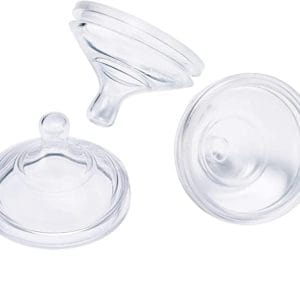 Boon Nursh Silicone Replacement Nipples, Stage 2 Air-Free Feeding Medium Flow (3 Count)